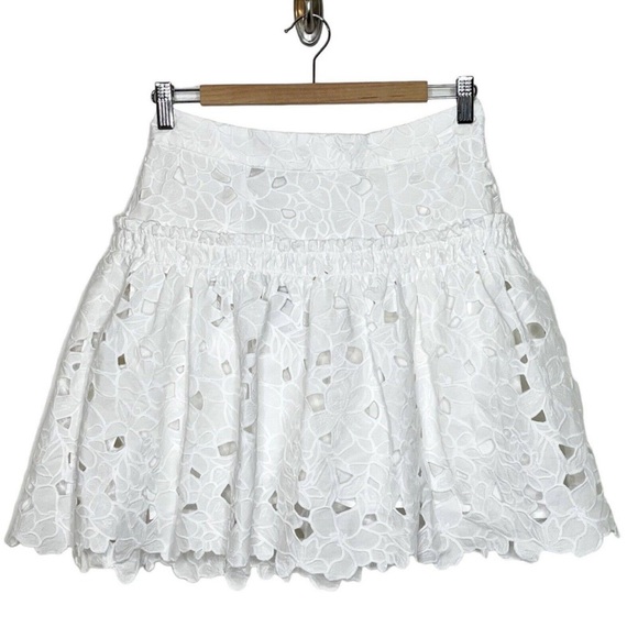 Cara Cara  - Alessandra skirt eyelet white - NWT - size 2 - Picture 2 of 9